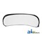 A & I Products Back Cushion, Plastic Base, for Fiberglass Back Support, WHT/BLK 5.5" x2" x17" A-380684R93-5 - alternate 2